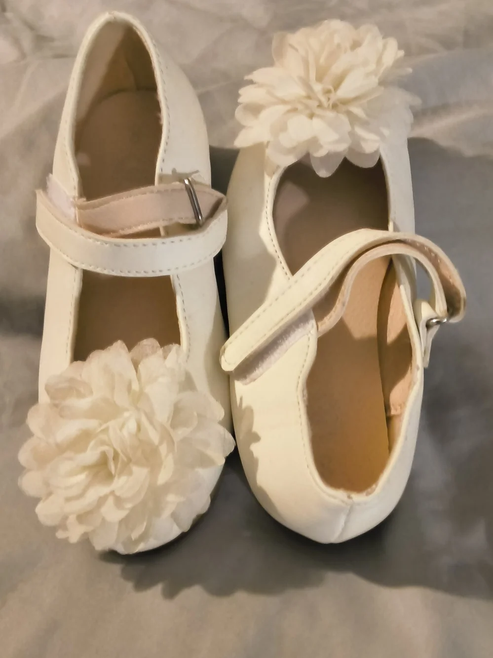 wonder nation Cream Floral Mary Jane Dress Shoes